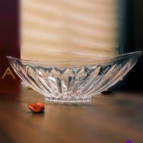 کشکول شکلات خوری بلور پاشا زنگان گلس