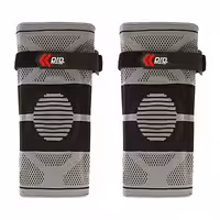 زانوبند طبی ورزشی آتل دار جفتی پرو اسپرتز | طوسی/مشکی