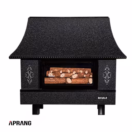 شومینه گازی نیک کالا مدل ثمین MC-25 - مشکی