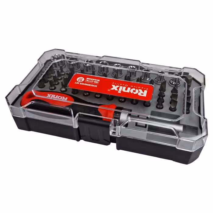 مجموعه 63 عددی سری پیچ گوشتی و بکس رونیکس مدل RH-2716 - کالاوما