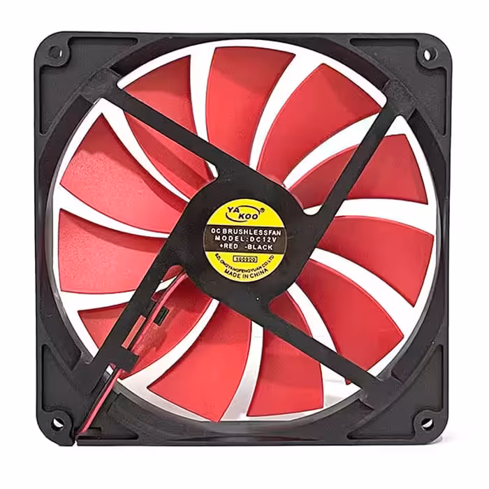 فن خنک کننده 14*14 کیس یاکو (با رابط برق مولکس)