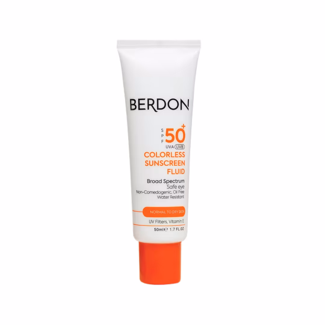 کرم ضد آفتاب بی رنگ بردون برای پوست نرمال تا خشک  SPF 50