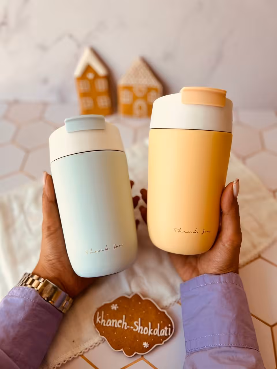 تراول ماگ دو طرفه مینیمال سایز بزرگ