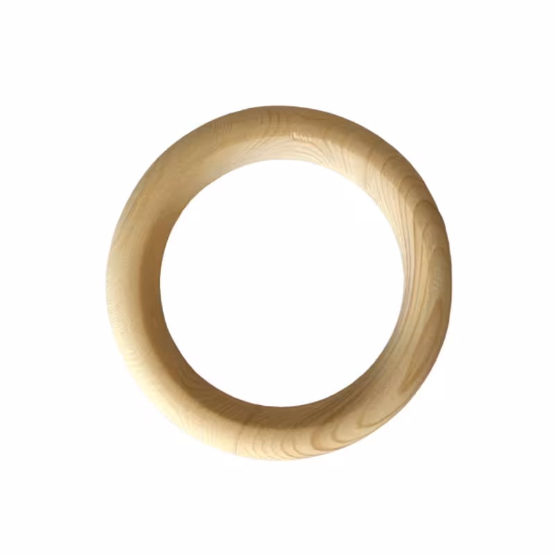 حلقه چوبی بسته 3 عددی 8 سانت