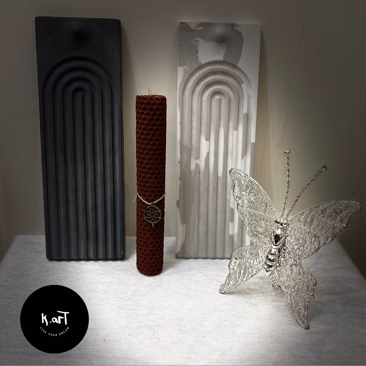 جاعودی سنگی طرح رنگین کمان