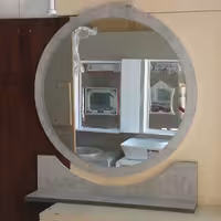 آینه گرد آتاژور دار ضد آب
