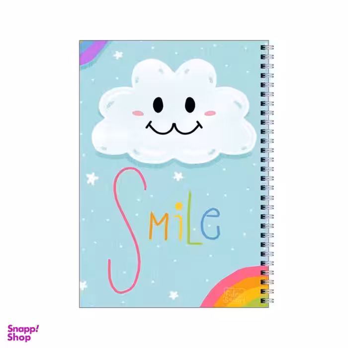دفتر مشق 100 برگ بامبیلیپ طرح ابر و لبخند کد 4351717