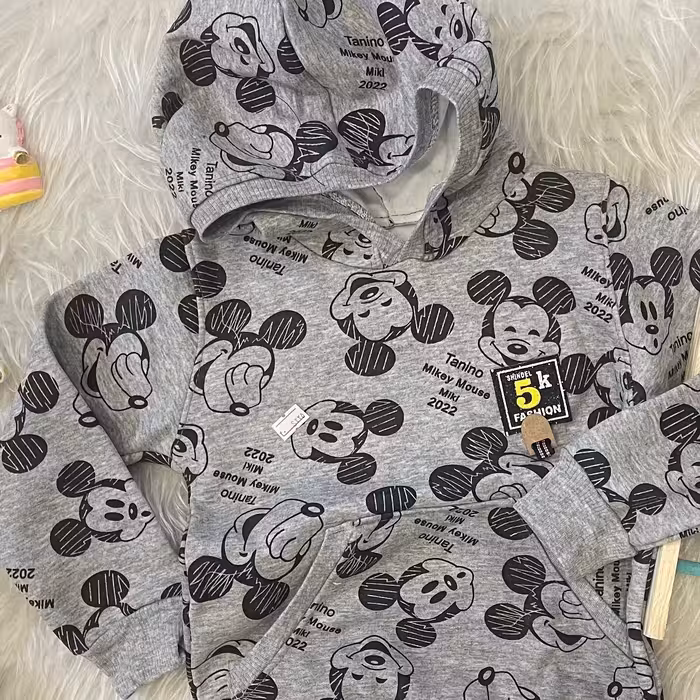 لباس بچگانه لباس بچه هودی اسپرت میکی موس