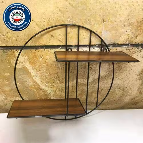 شلف دیواری 2 طبقه گرد 8020