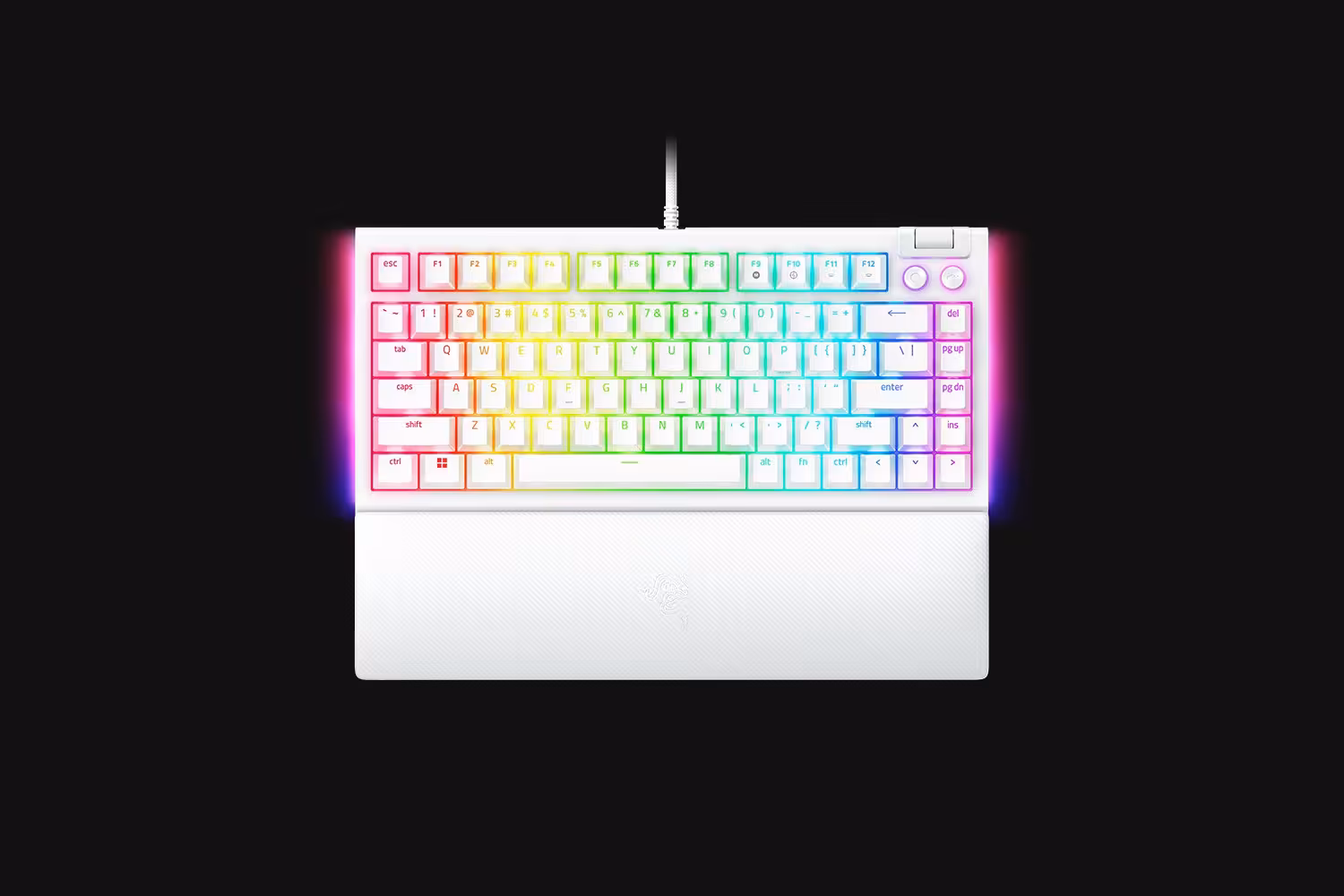 خرید کیبورد Razer BlackWidow V4 75% White با بهترین قیمت
