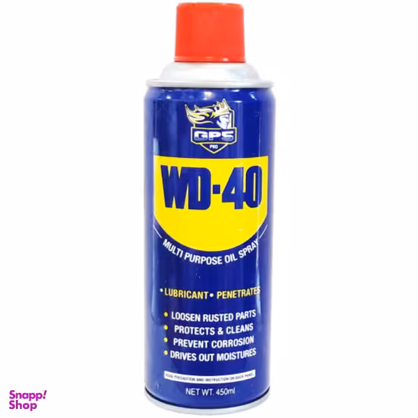 اسپری روان کننده جی پی اس گل پخش مدل WD-40 حجم 450 میلی لیتر