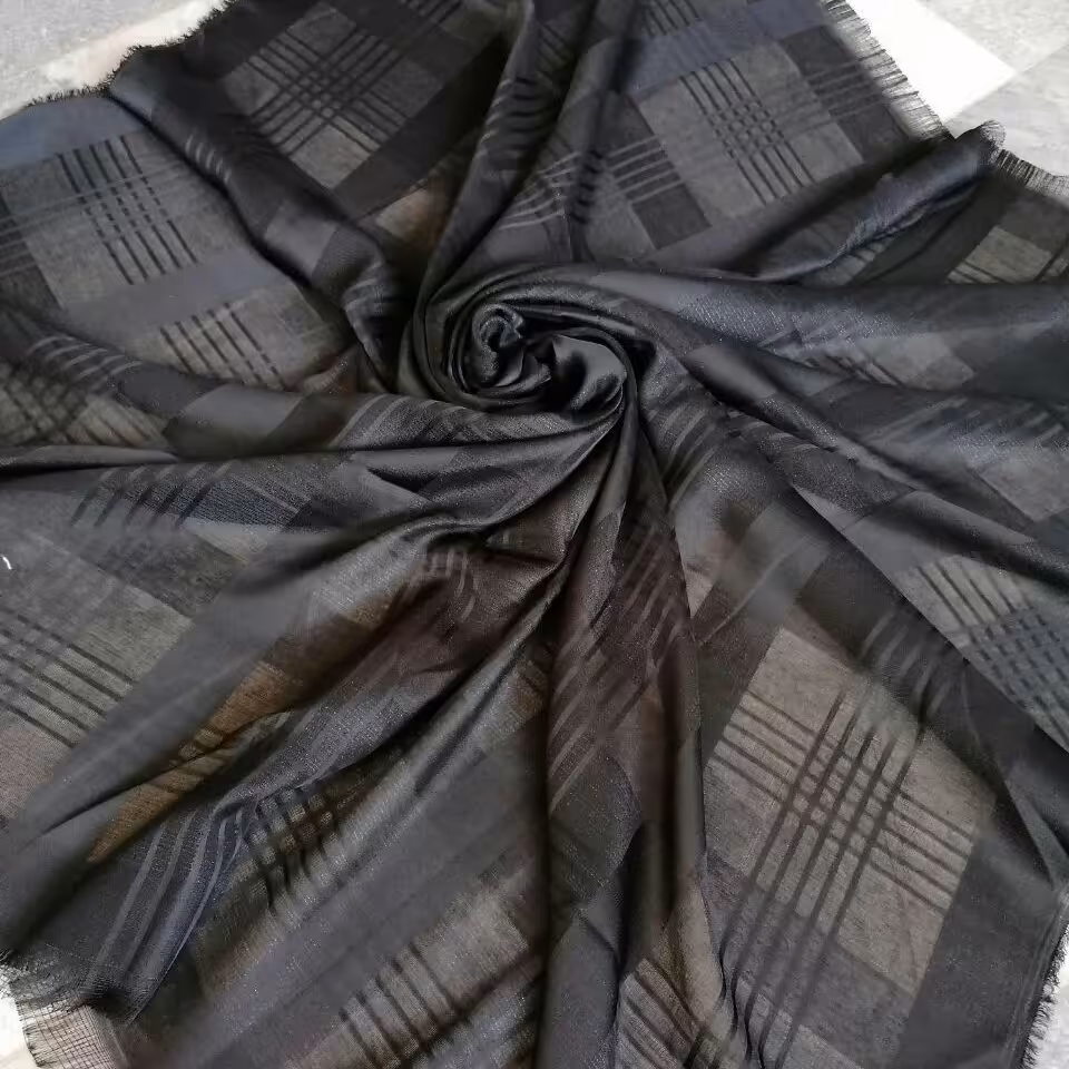 روسری نخی مشکی