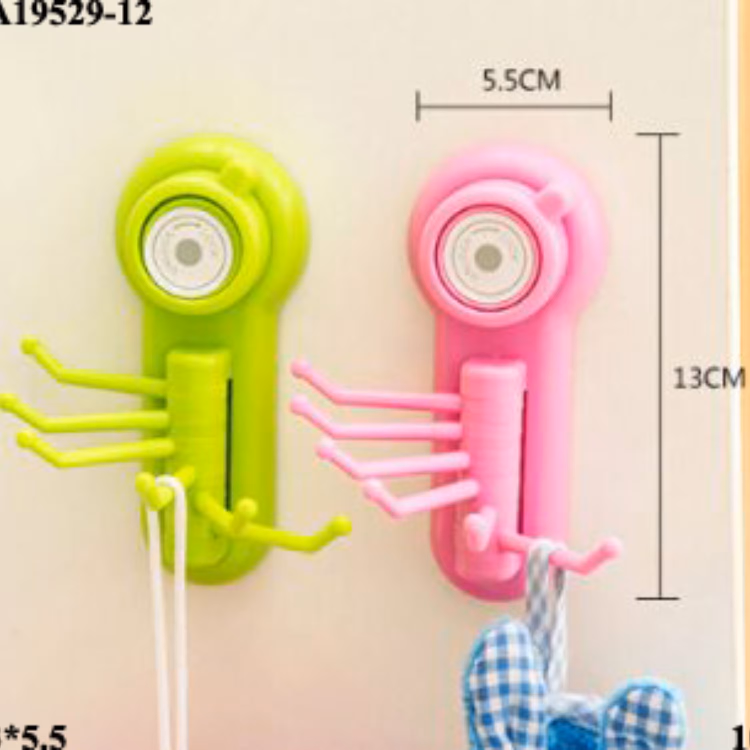 آویز کلید و دستمال و حوله اختاپوسی رنگ سبز