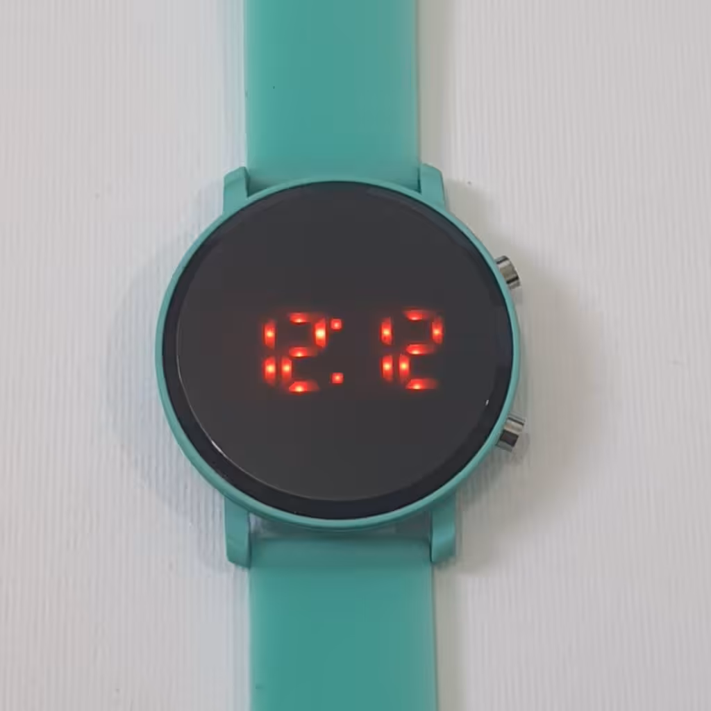 ساعت ال ای دی بند رابر