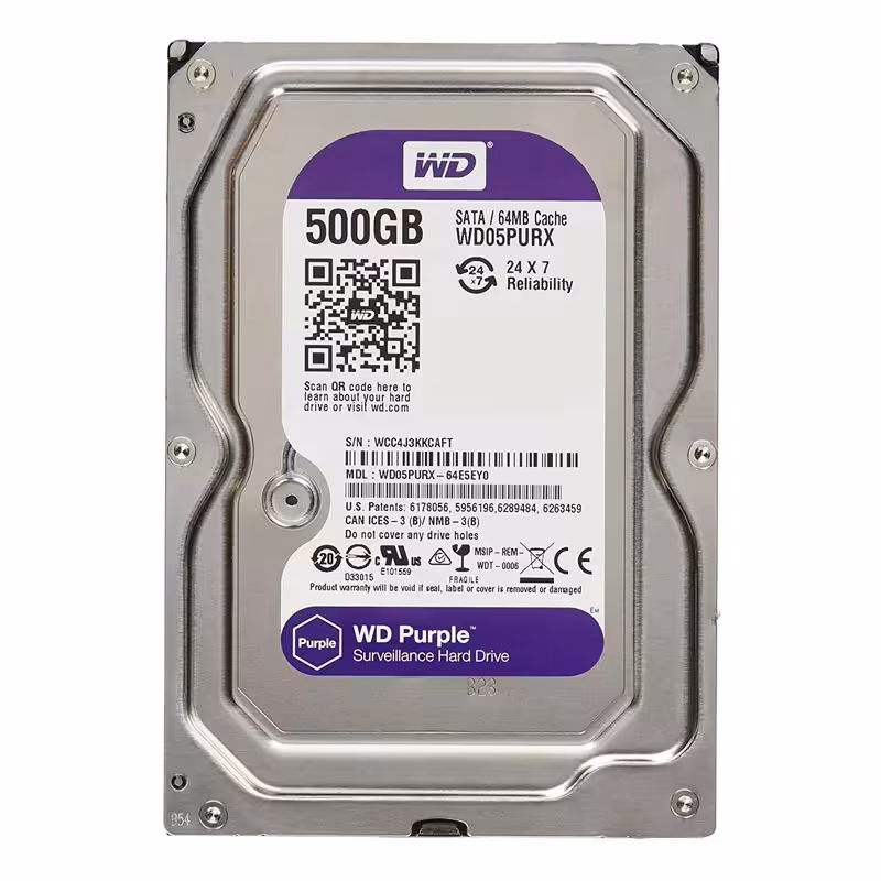 خرید و قیمت هارد 500 گیگ بنفش وسترن دیجیتال
