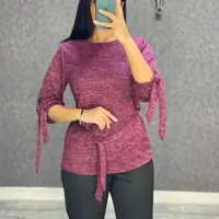 شومیز الیز، جنس کار مموری، مناسب فصل پاییز و زمستان، قابل استفاده در زیر پالتو و بارونی، در رنگ های مختلف، در دو سایز 
