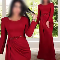 لباس مجلسی زنانه پوشیده فرمالیته نامزدی عقد سایز 40 تا 48 پرستو