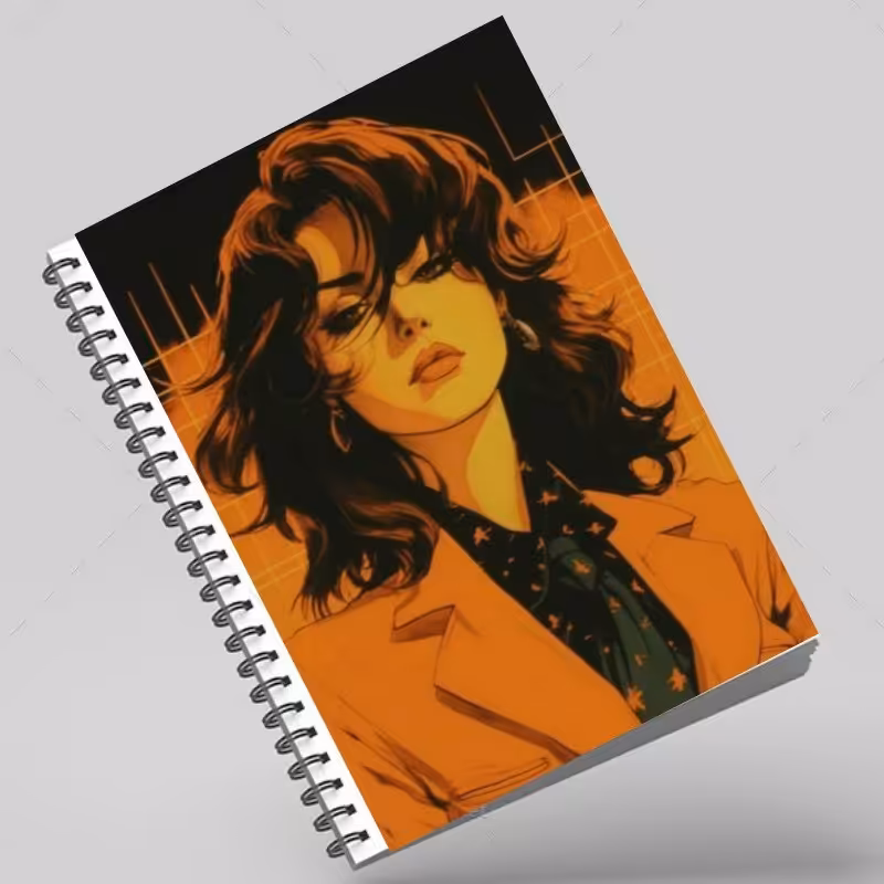 دفتر سیمی طرح gang girl