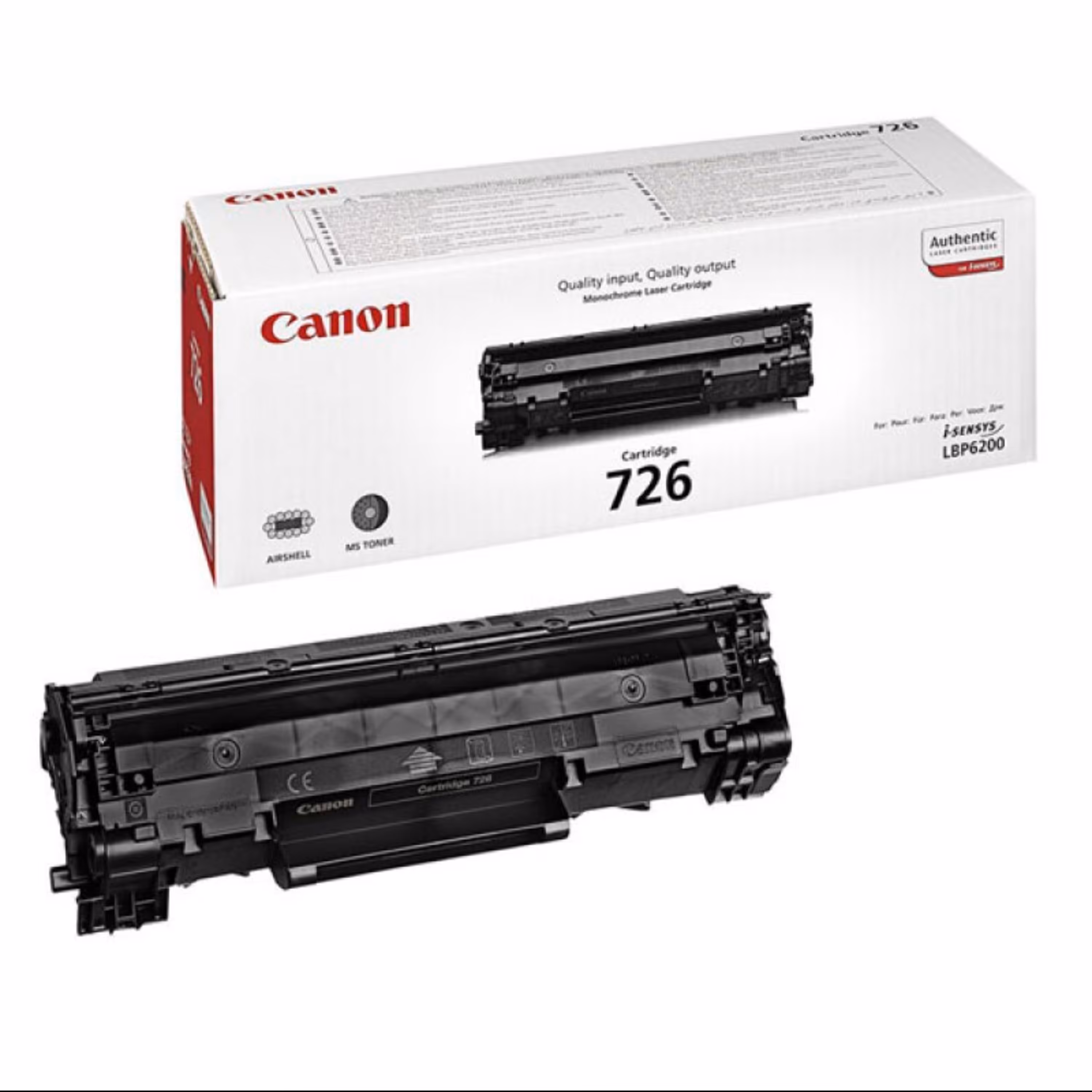 کارتریج تونر لیزری مشکی کانن Canon 726 (باضمانت و گارنتی)