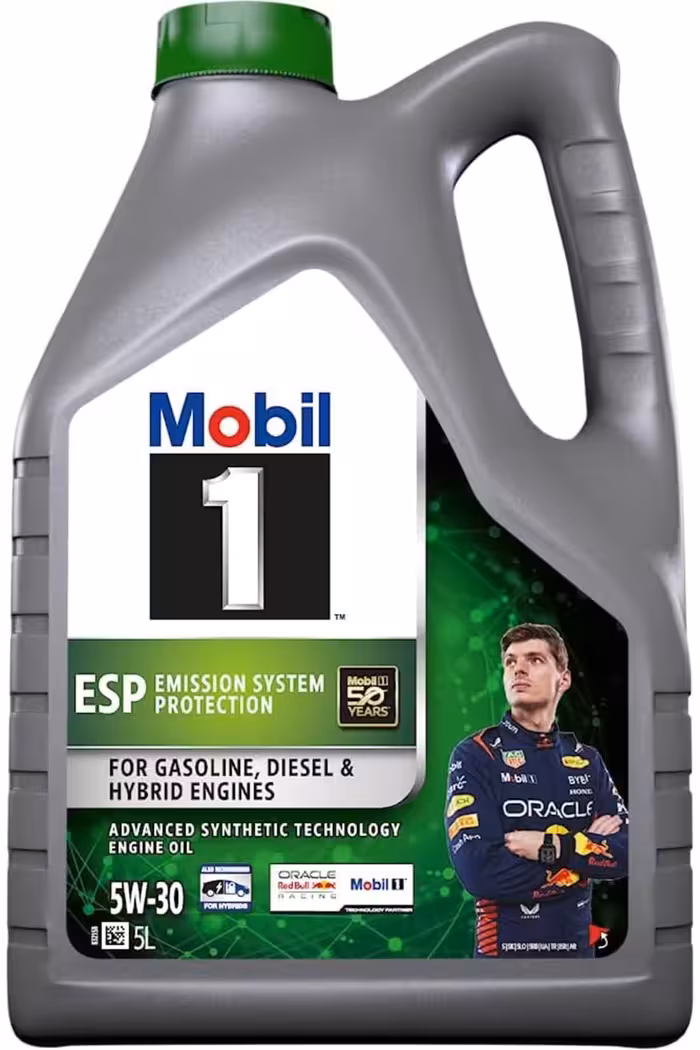 روغن و مکمل موتور موبایل 1 ESP فرمول 5W 30 5 LT تولید ماه یازدهم 2024 Mobil