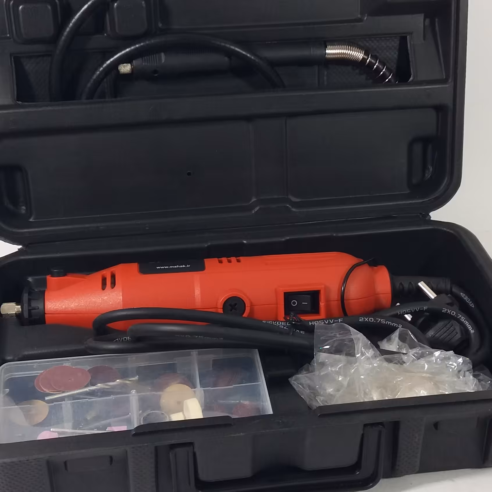 فرز انگشتی 130 وات محک  به همراه لوازم مدل DG-130s