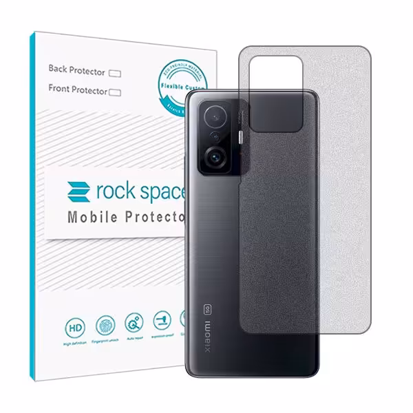 گلس محافظ پشت گوشی شیائومی 11T مدل نانو هیدروژل مات برند راک اسپیس کد 16820S