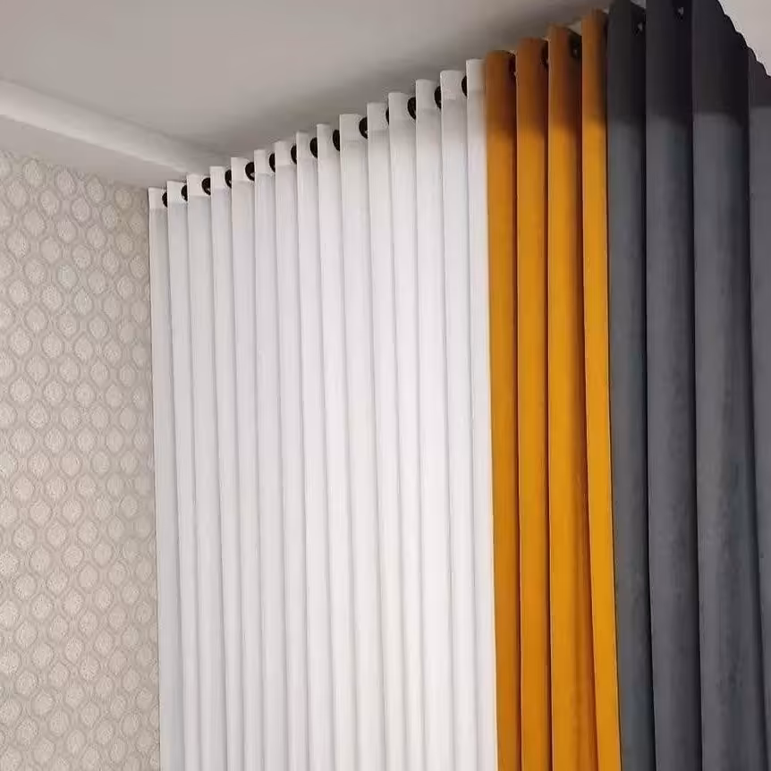 پرده حریر وی ای پی ساده  الگانت عرض 3 متر که تراکم بالا هستش رنگ های موجود سفید وشیری 