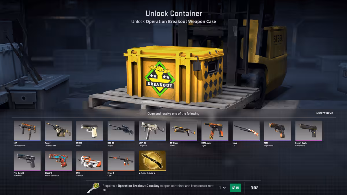 Operation Breakout Weapon Case