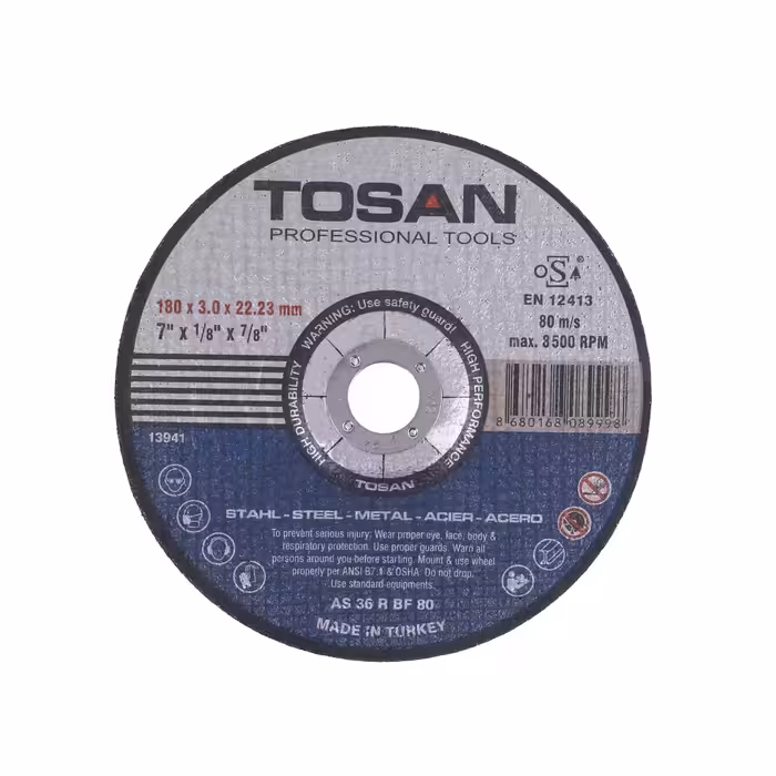 صفحه سنگ ساب آهن 180 میلی متر توسن مدل f102-180MG