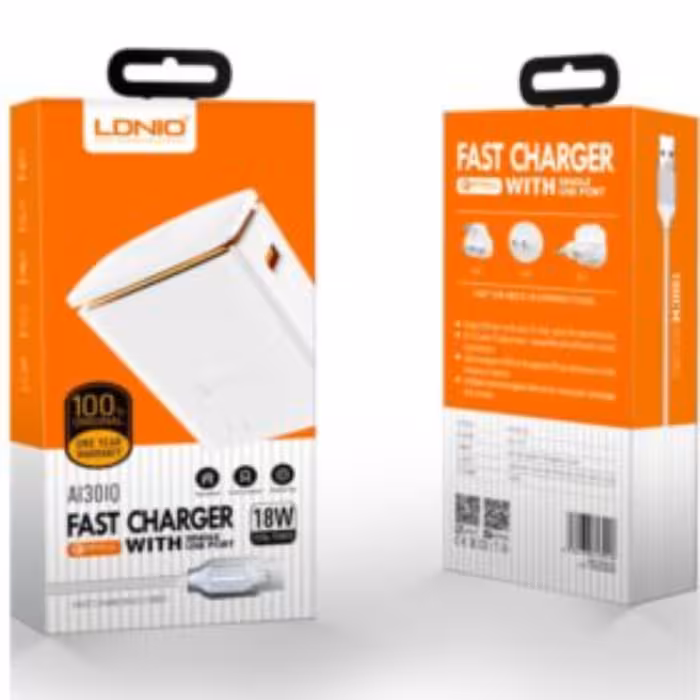 شارژر دیواری سریع الدینیو مدل A1301Q