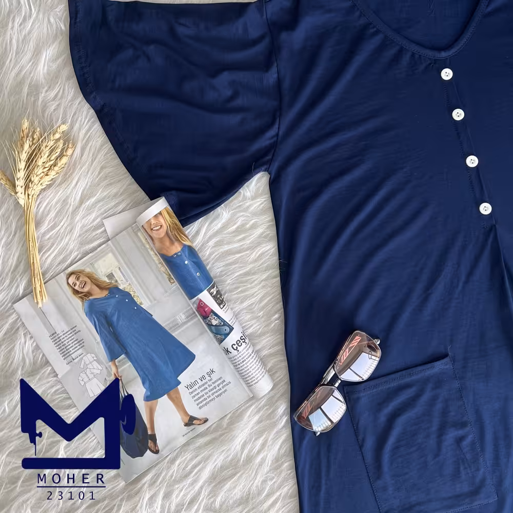 تونیک راحتی سایز بزرگ مدل 23101