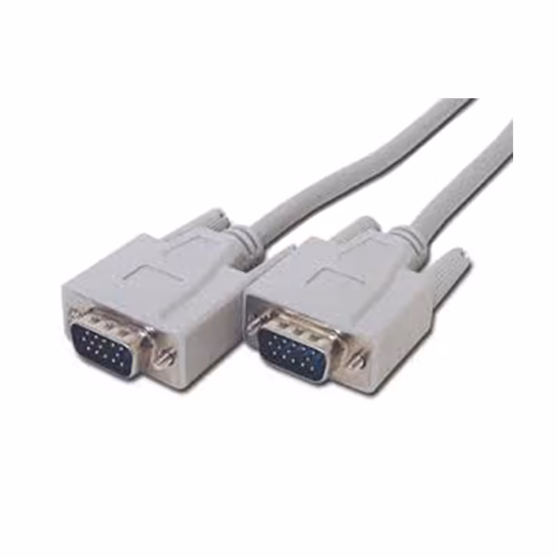 کابل SVGA فرانت دو سر زغال دار با روکش نایلون 5 متری