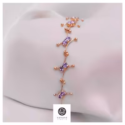 دستبند stainless steel مدل پیچک