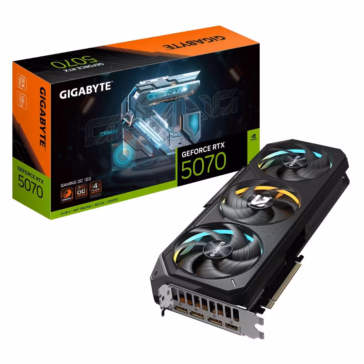 خرید کارت گرافیک GIGABYTE GeForce RTX 5070 Gaming OC 12G با بهترین قیمت