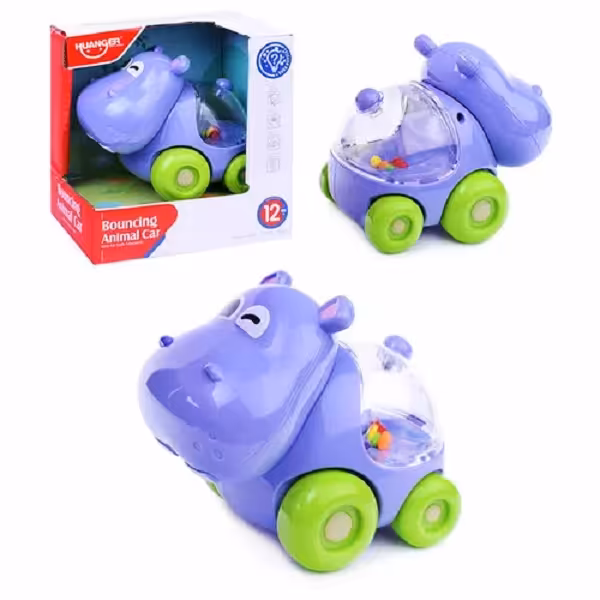 اسباب بازی چرخدار طرح گاو هانگر