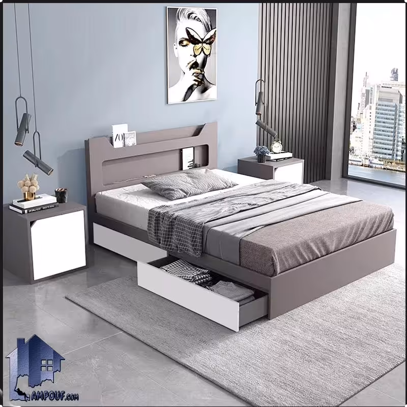 تخت خواب یک نفره SBJ231