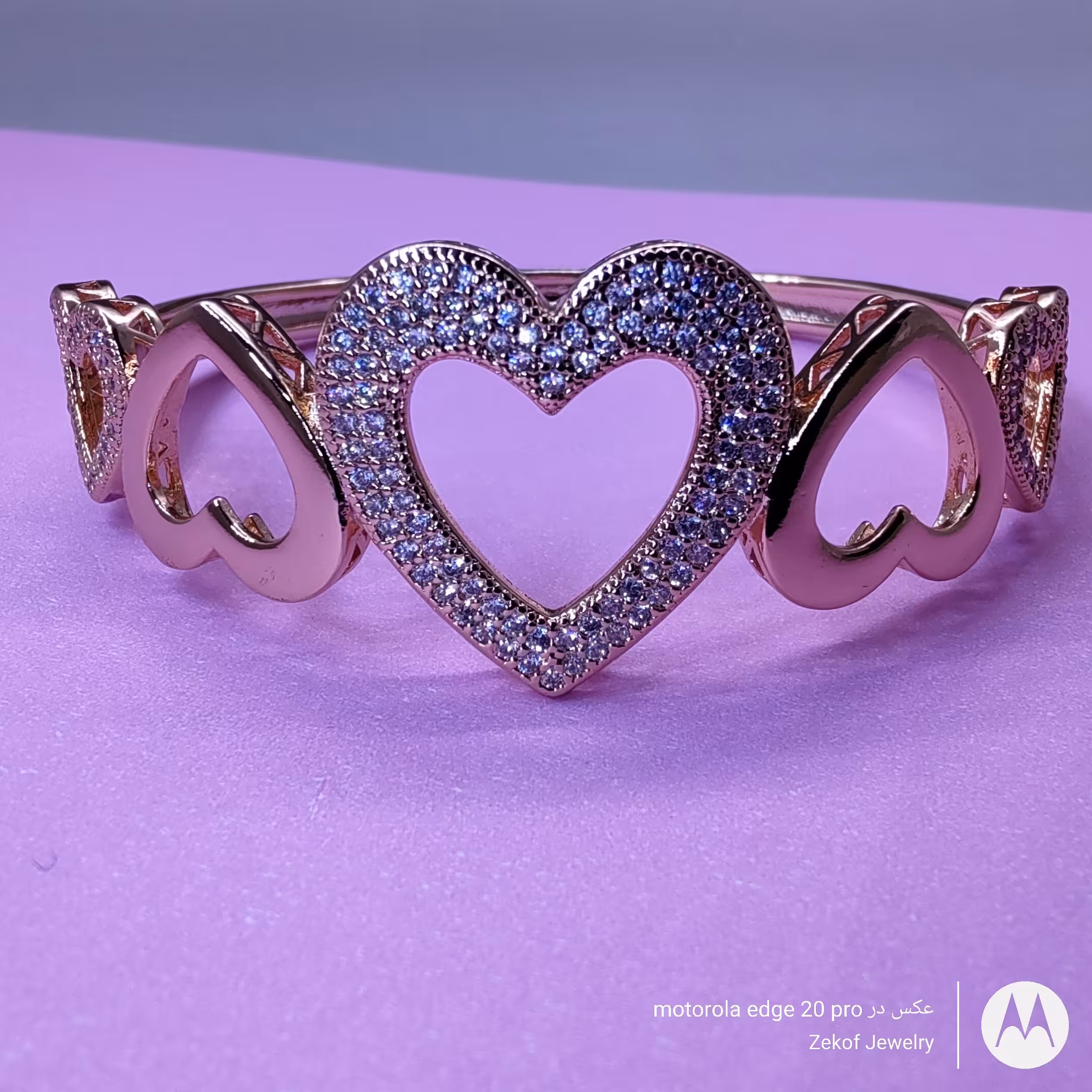 دستبند ژوپینگ(xuping)اصل_طرح قلب