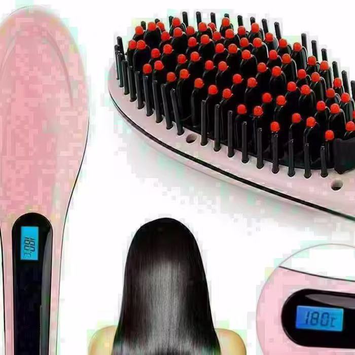 برس صاف کننده مو برقی صورتی
برند : fast hair straightener