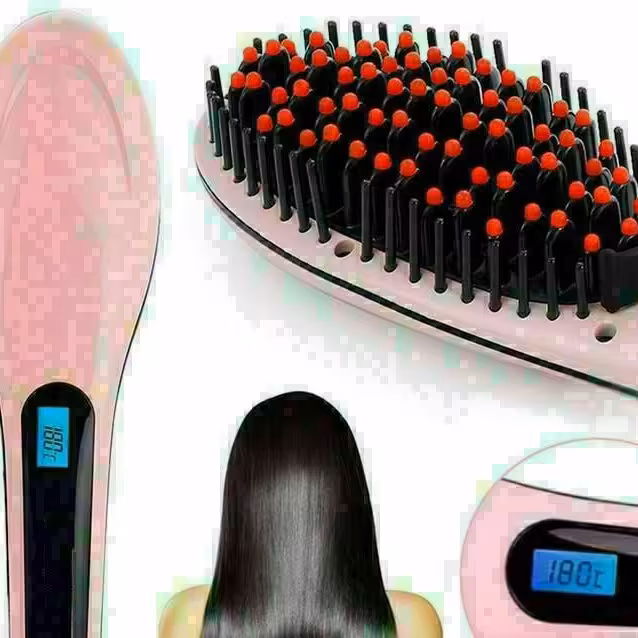برس صاف کننده مو برقی صورتی
برند : fast hair straightener