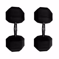 دمبل شش ضلعی 25 کیلوگرمی بسته 2 عددی