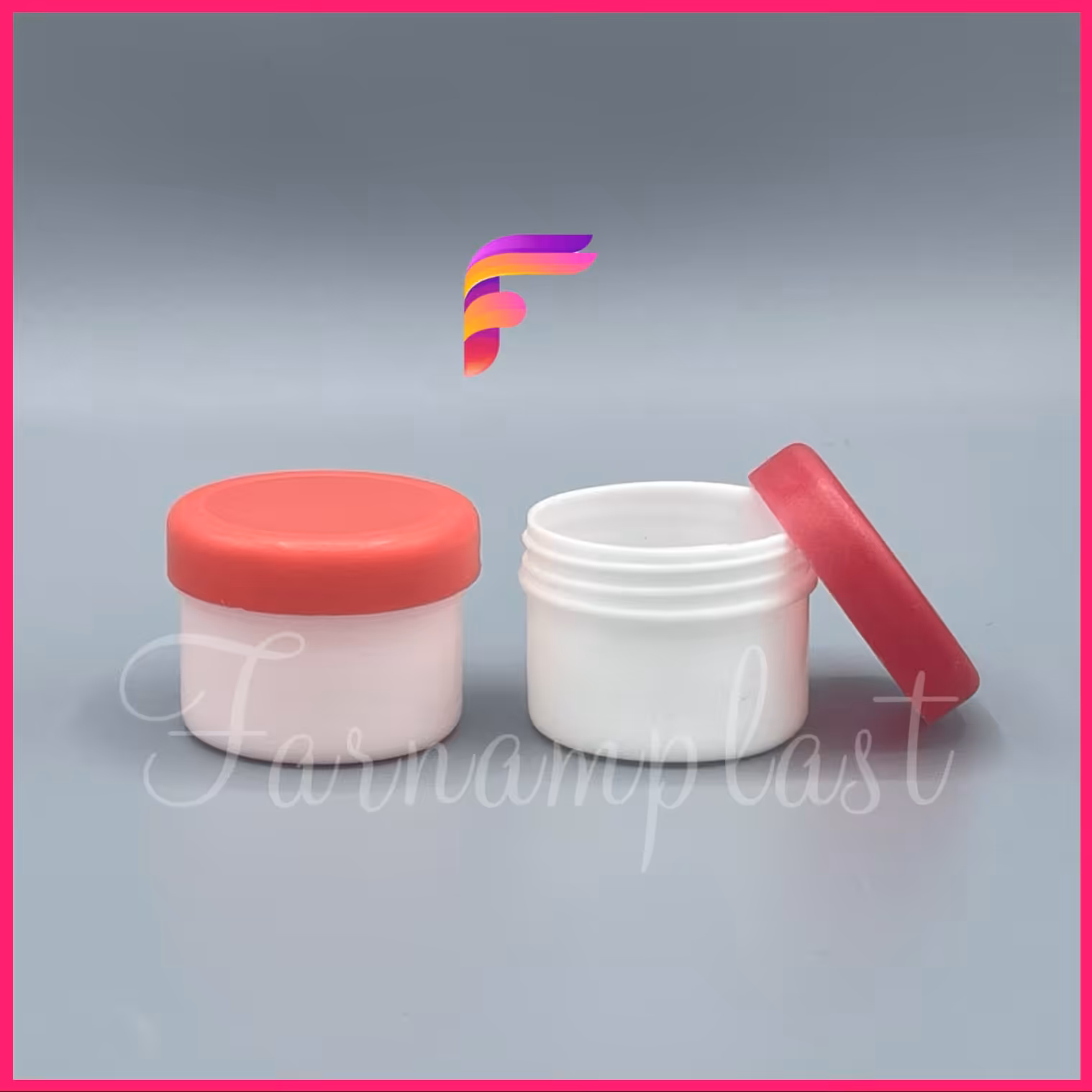 ظرف کرم تک جداره 20  گرمی درب پیچ (بسته100 عددی)
