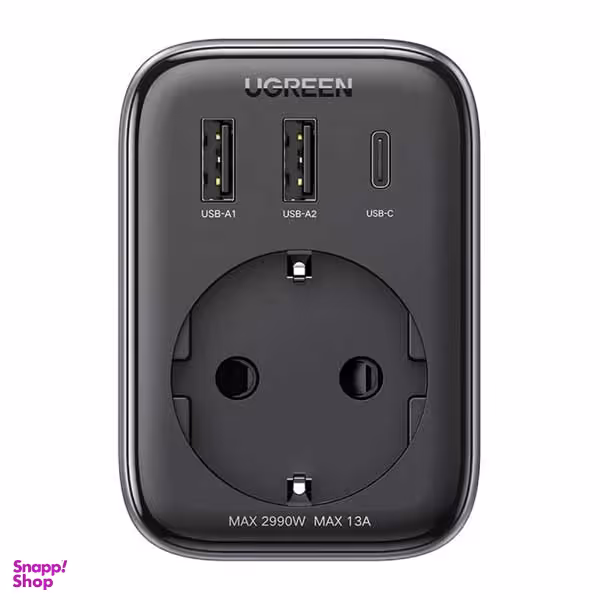 شارژر دیواری 30 وات سه پورت USB-A و USB-C یوگرین مدل CD314 کد 15261