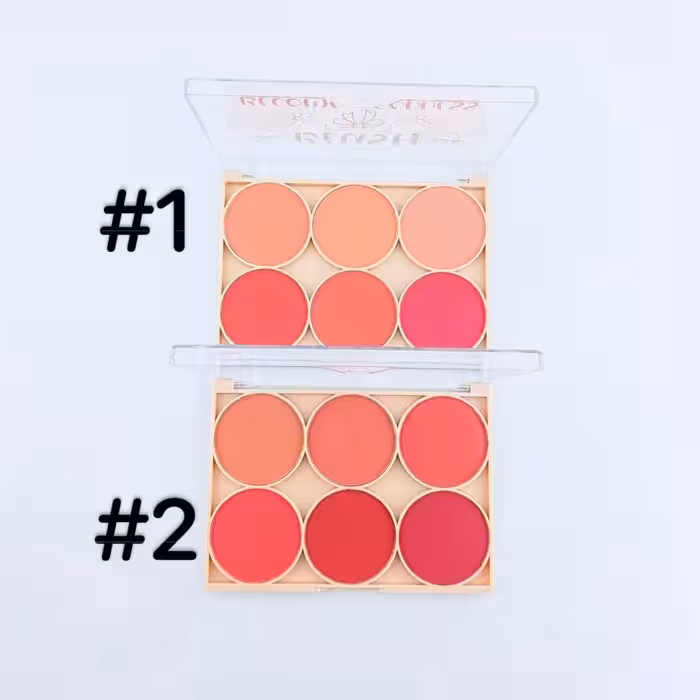 رژگونه 6 رنگ هولد مرنینگ HD1017 کد 1