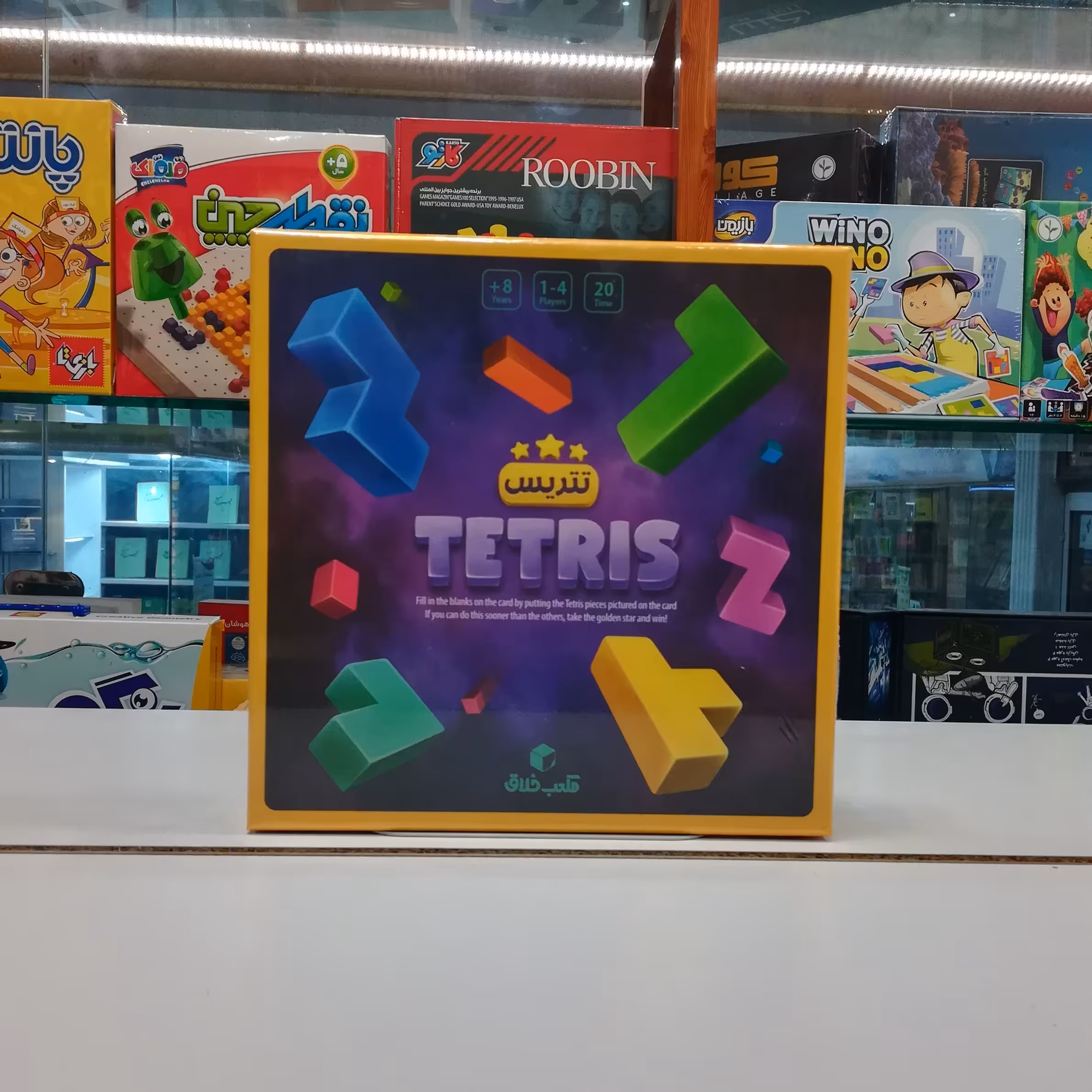 بازی فکری تتریس / +8 سال / مکعب خلاق ( آوای باران ) 