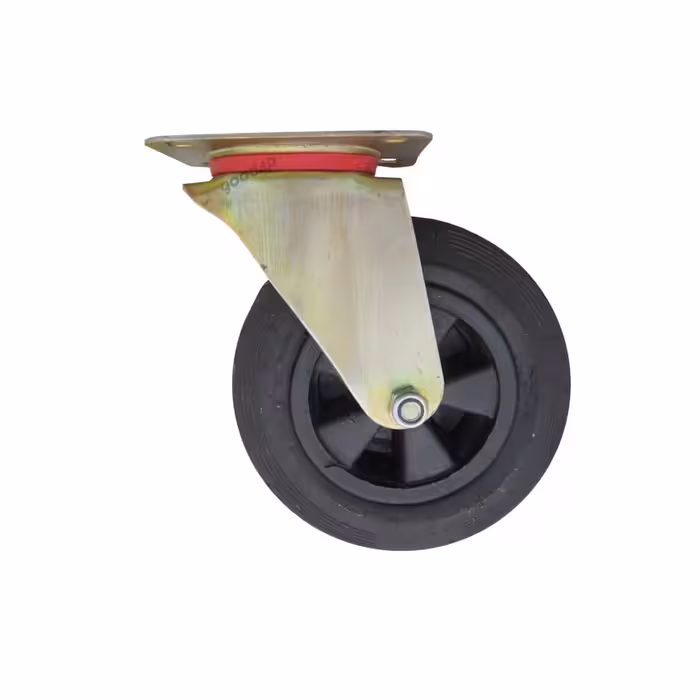 چرخ زباله ای قطر 200 میلی متر گردان بدون ترمز ابتکار نوین مدل لوتوس