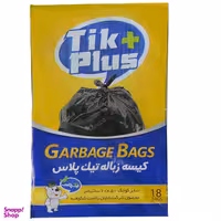 کیسه زباله تیک پلاس کد 18 بسته 18 عددی