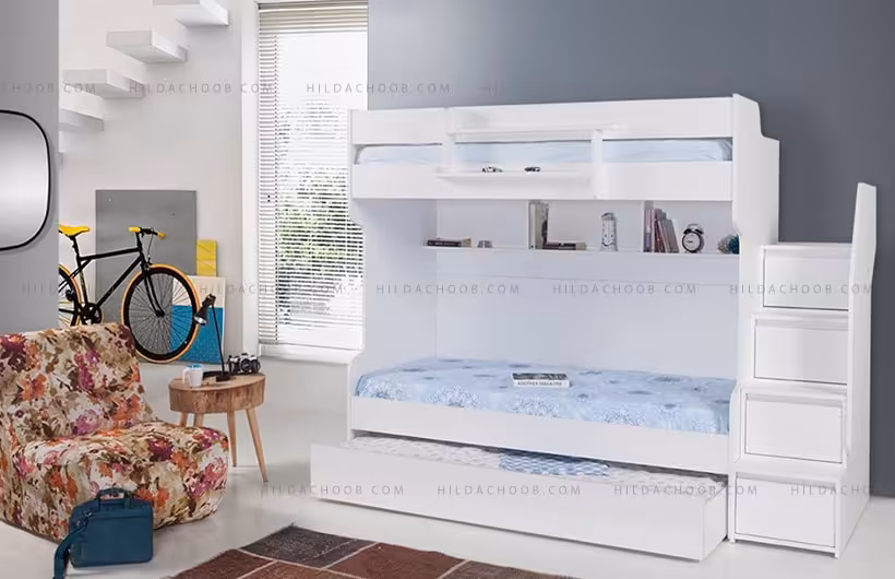 تخت دوطبقه مدل بنشاد