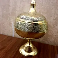 قندان  پایه دار ارتفاع15س عرض10س140012 (پس کرایه)