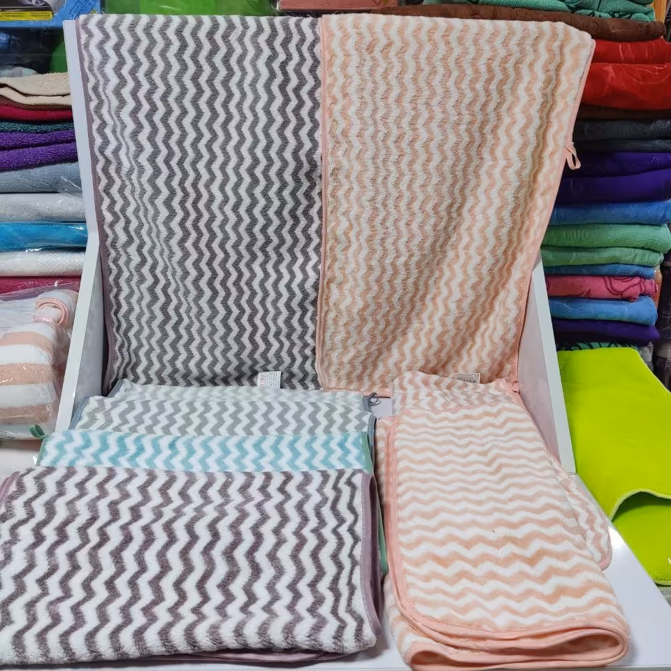 حوله های دست و صورت پولیشی بسیار نرم و لطیف قابل استفاده برای صورت و آشپزخانه 