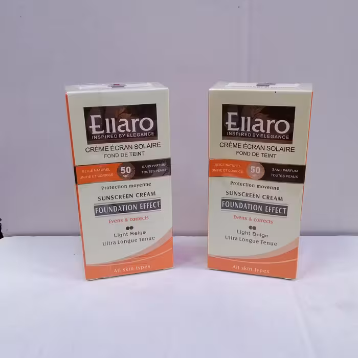 کرم ضد آفتاب الارو SPF50 فاقد چربی رنگی بژ روشن ( های کپی کیفیت بالا)